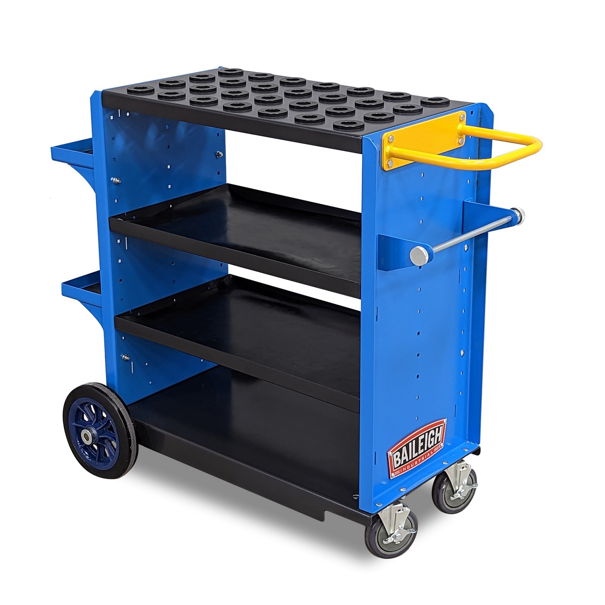 Baileigh, Chip Making Cart, Total Capacity 1500 lb, Shelves (qty.) 3 Material Steel, Model# 1232555